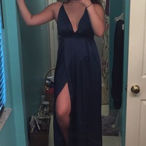 Navy multi way maxi dress from Hello Molly